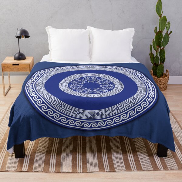 Item preview, Greek Ornament - Deep Blue designed and sold by DigitalHeadache.