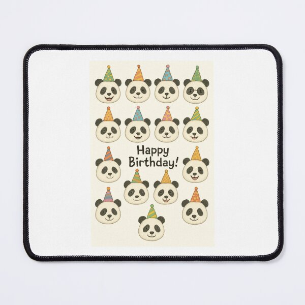 Item preview, Panda Party Hat cute happy birthday kawaii gift christmas happy designed and sold by CheeseBlueprint.