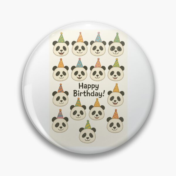 Item preview, Panda Party Hat cute happy birthday kawaii gift christmas happy designed and sold by CheeseBlueprint.