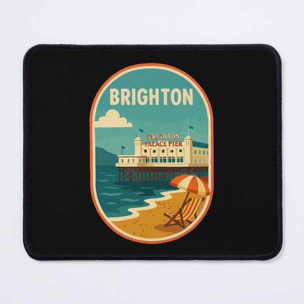 Item preview, Brighton Travel Souvenir Sticker designed and sold by rogue-design.