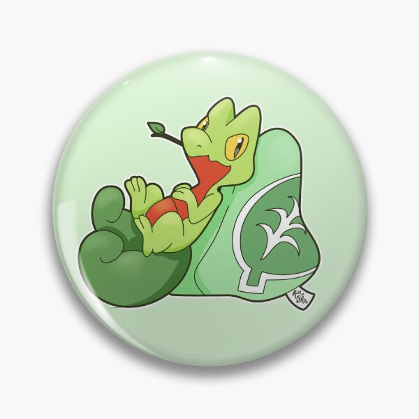 Item preview, Treecko Starter Poke #252 Grass Type Hoenn designed and sold by lilRaku.