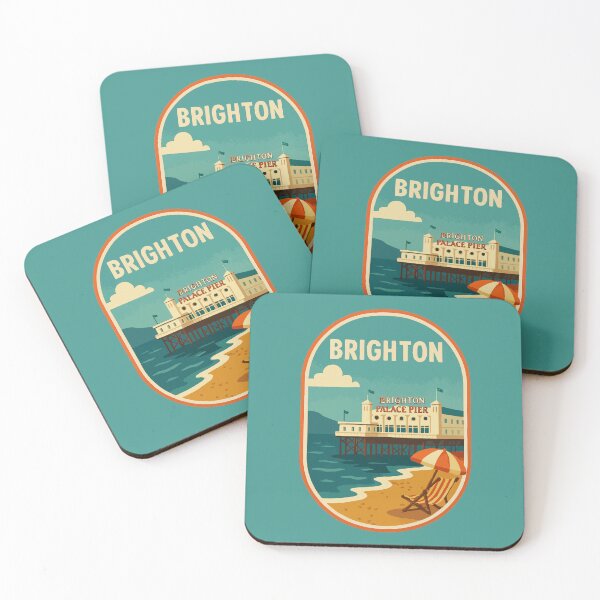 Item preview, Brighton Travel Souvenir Sticker designed and sold by rogue-design.