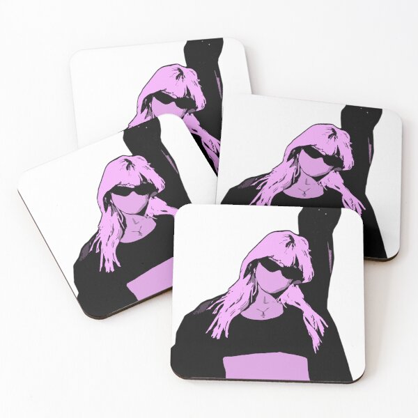 Item preview, Vector Pink Woman Singer designed and sold by nerdyygraphic.