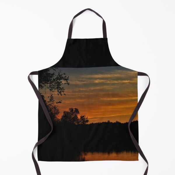 Item preview, Spooky Lake Sunset Landscape designed and sold by DeannesStore.