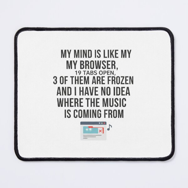 Item preview, My mind is like... designed and sold by SignsSignsSigns.