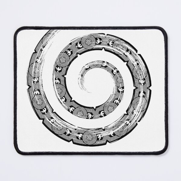 Item preview, Greek Designs : Spiral Chaos-B/W designed and sold by DigitalHeadache.