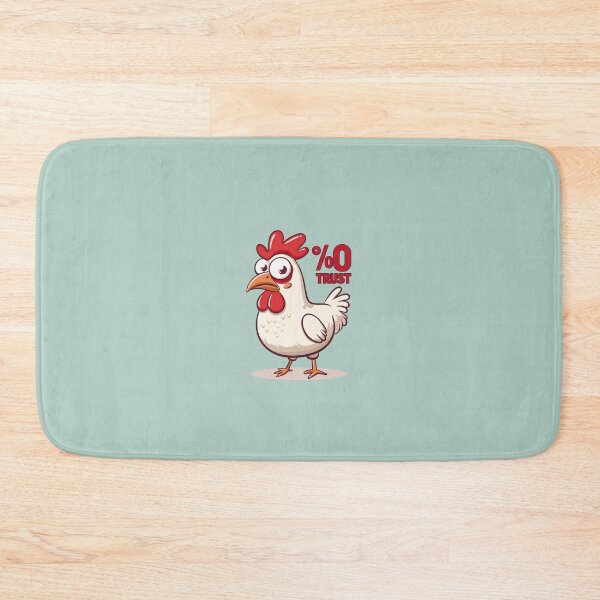 Item preview, "Trust No One" Suspicious Chicken – Funny Sticker Art designed and sold by VectiveLab.