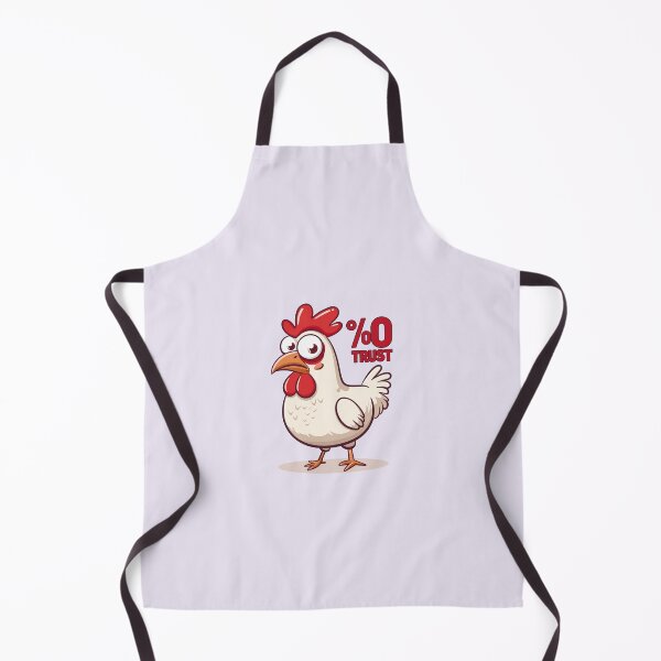 Item preview, "Trust No One" Suspicious Chicken – Funny Sticker Art designed and sold by VectiveLab.
