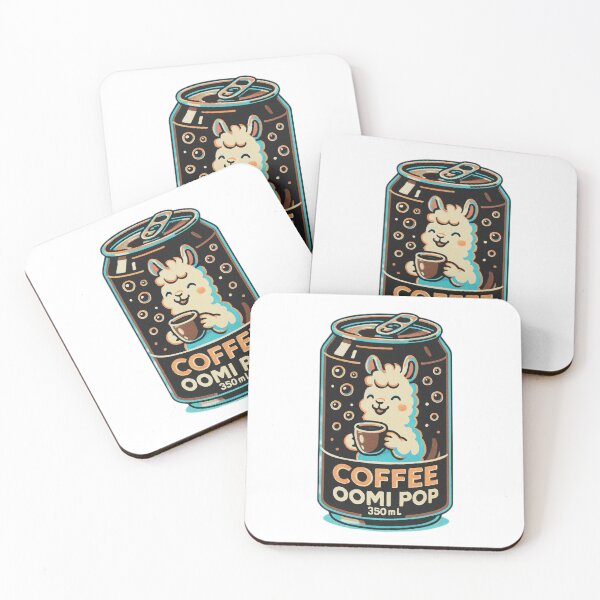 Item preview, Coffee Llama soda cute happy birthday kawaii gift christmas happy designed and sold by CheeseBlueprint.