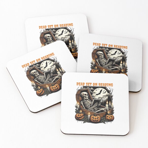 Item preview, Dead Set on Reading | Funny Dark Book Lover Design designed and sold by Rank Sol.