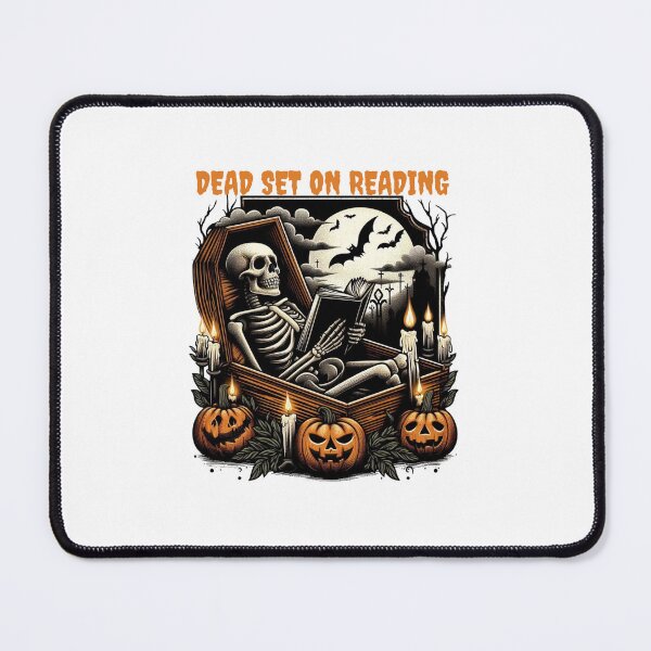 Item preview, Dead Set on Reading | Funny Dark Book Lover Design designed and sold by Rank Sol.