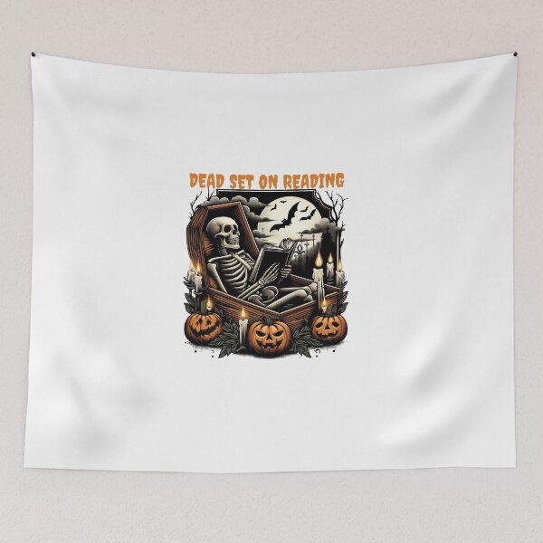 Item preview, Dead Set on Reading | Funny Dark Book Lover Design designed and sold by Rank Sol.