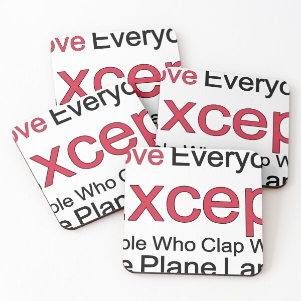 Item preview, I Love Everyone Except People Who Clap When The Plane Lands designed and sold by TheIconSmith.