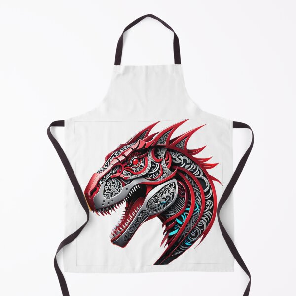 Item preview, Robot T-Rex Black and Red C designed and sold by DigitalHeadache.