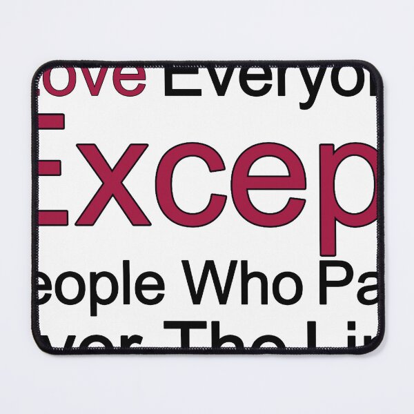 Item preview, I Love Everyone Except People Who Park Over The Line designed and sold by TheIconSmith.