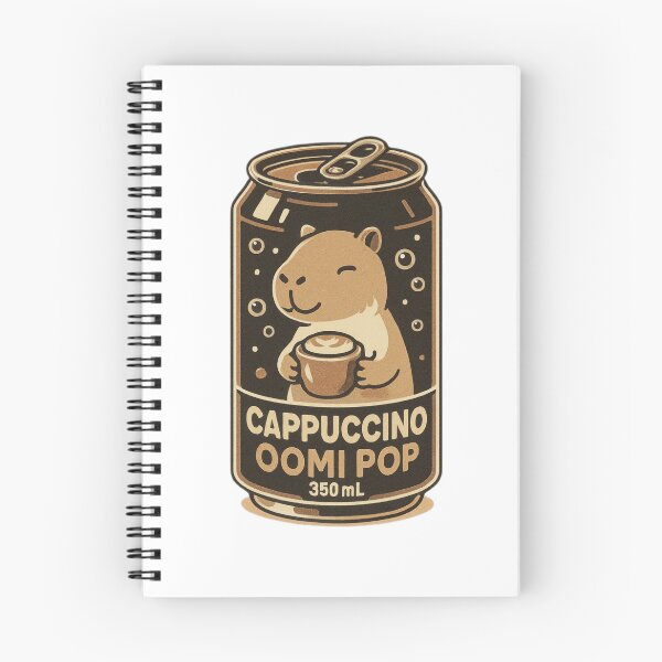 Item preview, Cappucino Capybara soda coffee cute happy birthday kawaii gift christmas happy designed and sold by CheeseBlueprint.