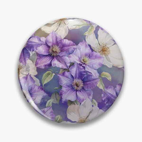Item preview, Clematis Anemones designed and sold by Tina Veenstra.