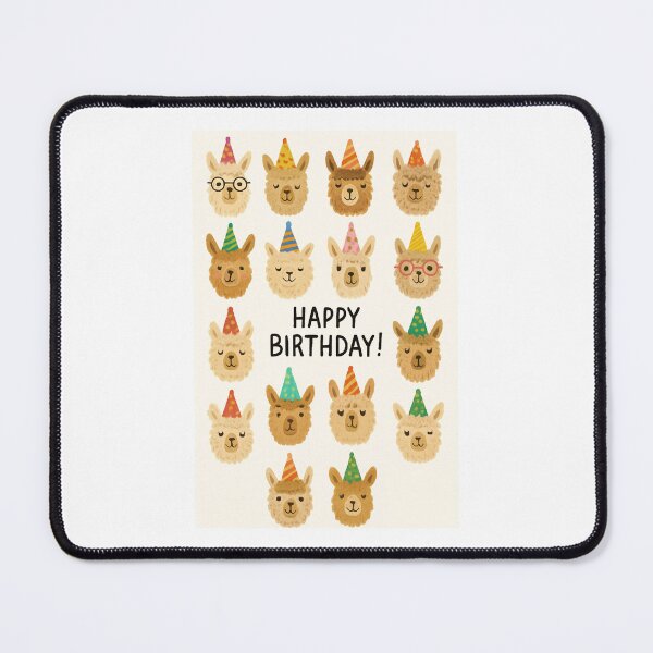 Item preview, Llama Party Hat cute happy birthday kawaii gift christmas happy designed and sold by CheeseBlueprint.
