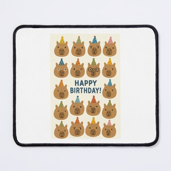 Item preview, Capybara Party Hat cute happy birthday kawaii gift christmas happy designed and sold by CheeseBlueprint.
