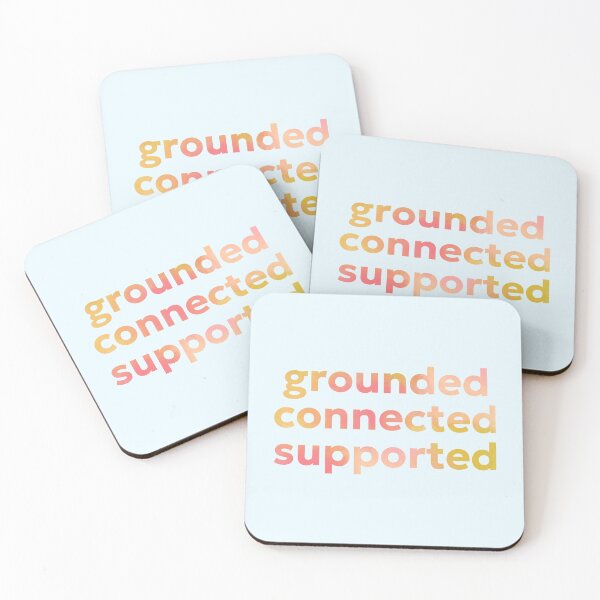 Item preview, Grounded, Connected, Supported designed and sold by GeoGoose.