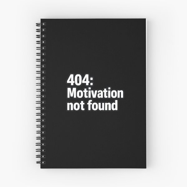 Item preview, Motivation Not Found | Funny Tech-Inspired Y2K Quote designed and sold by Elegant160.