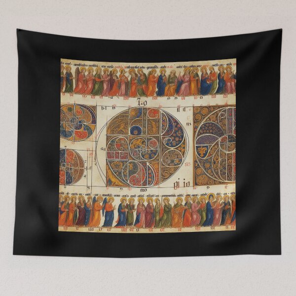 Item preview, Medieval Fibonacci 1 designed and sold by Sybille-Yates.