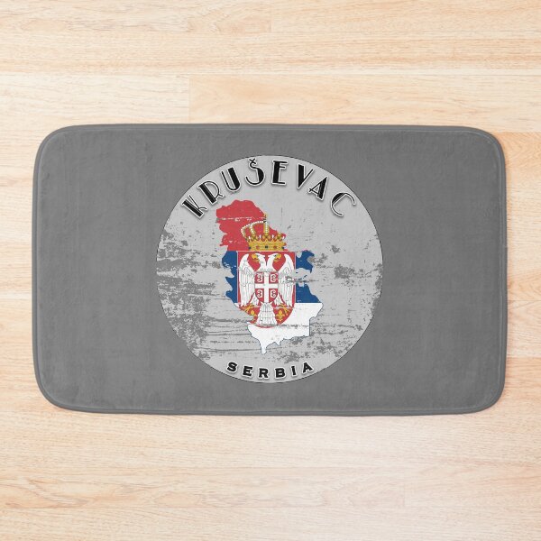 Item preview, Kruševac Serbia Flag Worn  designed and sold by World Designs.