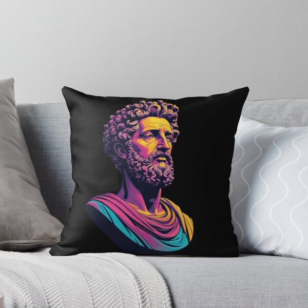 Aperçu de l'œuvre Statue du philosophe stoïcien Marc Aurèle | Art stoïque | Sagesse stoïque créée et vendue par LexaArtworks.