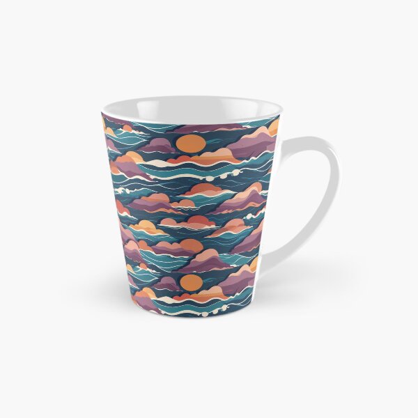 Item preview, Sunset over crashing waves designed and sold by marshmelephant.