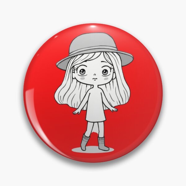Item preview, Chic Girl in Hat – Minimalist Line Art Style designed and sold by Bareradesigns.