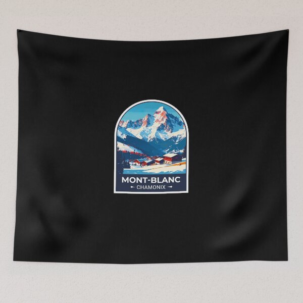Item preview, A Vintage Travel Art of Chamonix-Mont-Blanc - France Sticker designed and sold by TulipaGraphics.