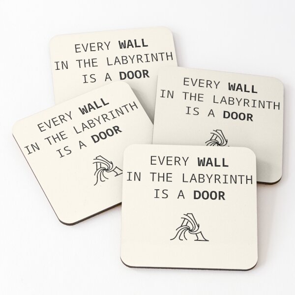 Item preview, Ariadne's Wisdom: Every Wall is a Door (black) designed and sold by MaidInMind.