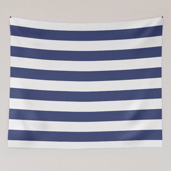 Item preview, Cabana Stripes Navy Blue designed and sold by tonymagnerart.