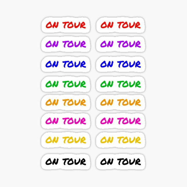 Item preview, On Tour Various Colours designed and sold by Chantelle McGarry.
