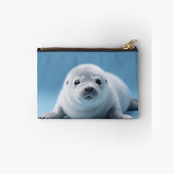Item preview, seal, cute, modern, aesthetic, minimalist, blue, chubby, adorable designed and sold by SasiPen.