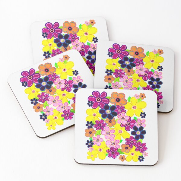 Item preview, Bright Abstract Flowers designed and sold by kel72.