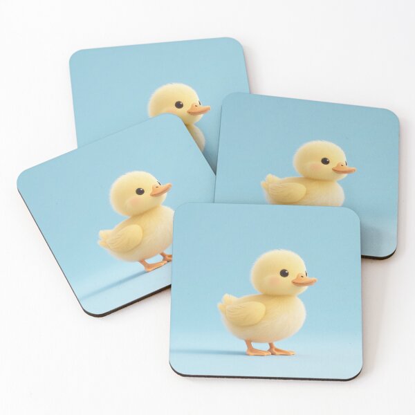 Item preview, duck animal, cute, modern, aesthetic, minimalist, blue, chubby, adorable designed and sold by SasiPen.