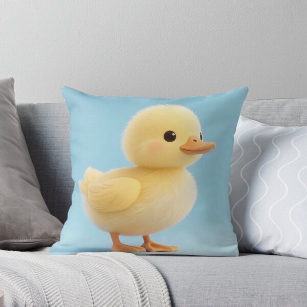 Item preview, duck animal, cute, modern, aesthetic, minimalist, blue, chubby, adorable designed and sold by SasiPen.
