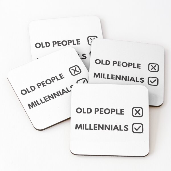 Item preview, OLD PEOPLE VS MILLENIALS (1) designed and sold by dedesuperman.