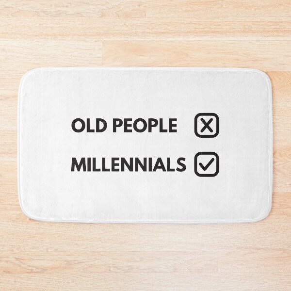 Item preview, OLD PEOPLE VS MILLENIALS (1) designed and sold by dedesuperman.