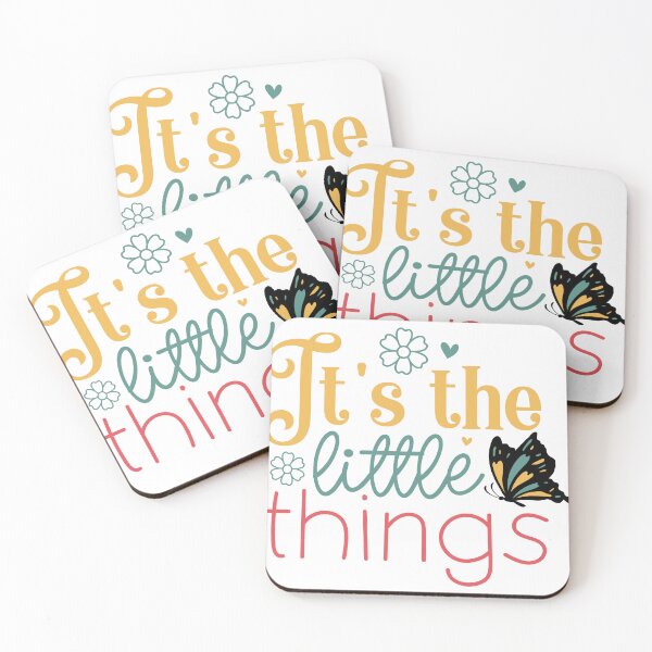 Item preview, It's the Little Things – Simple Reminder Quote designed and sold by artcultreone.