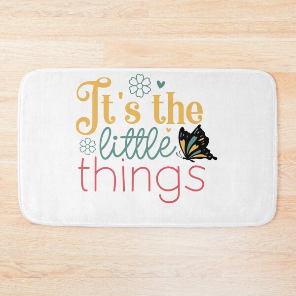 Item preview, It's the Little Things – Simple Reminder Quote designed and sold by artcultreone.