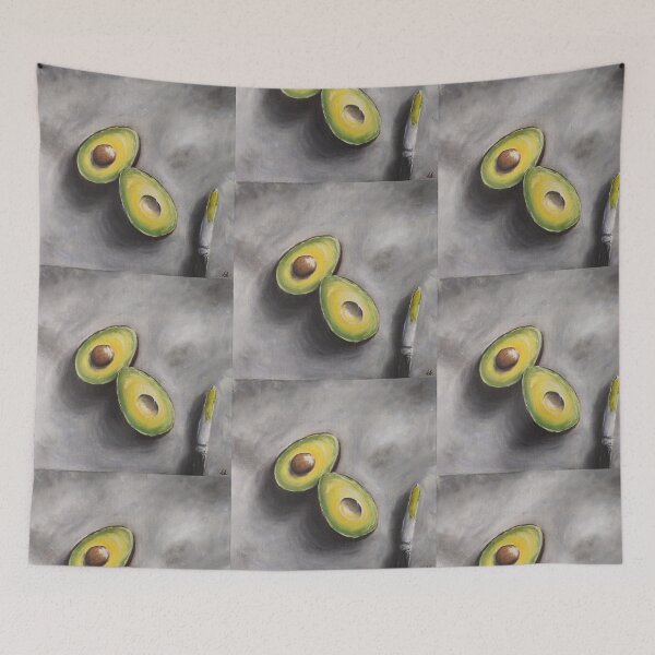 Item preview, Avocado Art Modern Still Life Breakfast Helthy Fat designed and sold by kkjustpaint.