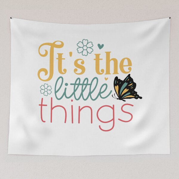 Item preview, It's the Little Things – Simple Reminder Quote designed and sold by artcultreone.