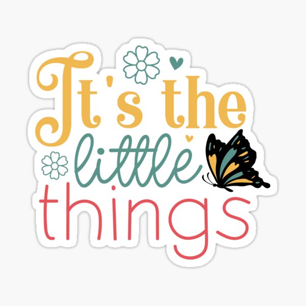 Item preview, It's the Little Things – Simple Reminder Quote designed and sold by artcultreone.