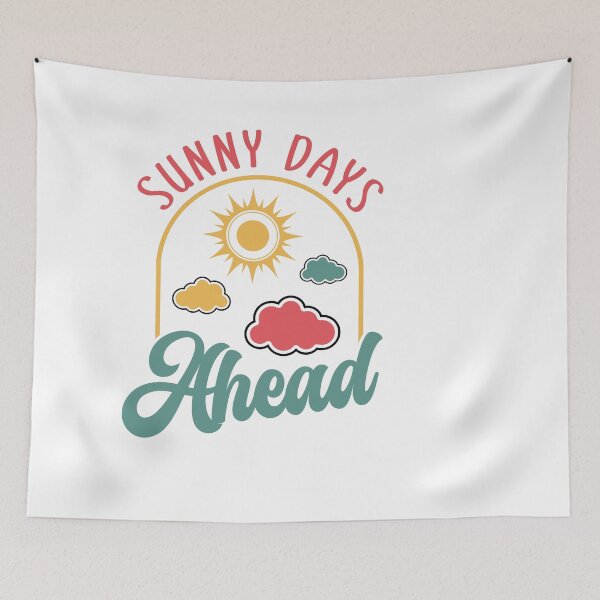 Item preview, Sunny Days Ahead – Optimistic Positive Quote designed and sold by artcultreone.