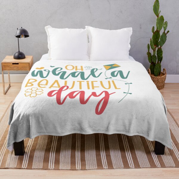 Item preview, Oh What a Beautiful Day – Positive Vibes designed and sold by artcultreone.