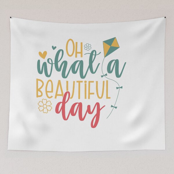 Item preview, Oh What a Beautiful Day – Positive Vibes designed and sold by artcultreone.