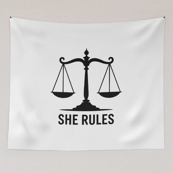 Item preview, Scales of Justice- Woman Lawyer designed and sold by ArtQueen777.
