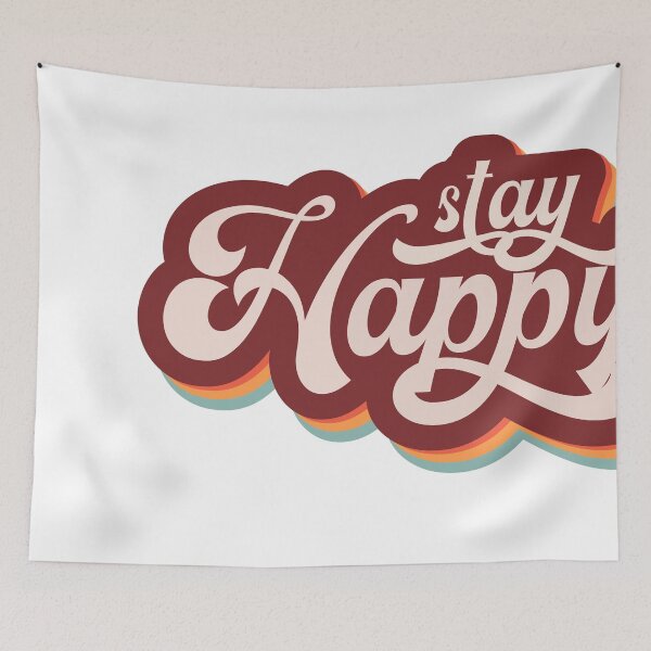 Item preview, Stay Happy – Simple Positive Reminder designed and sold by artcultreone.
